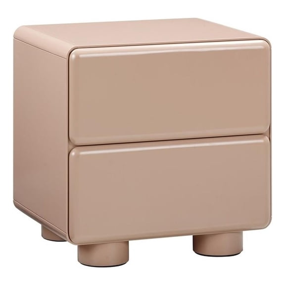 Pemberly Row Handmade Modern / Contemporary Taupe Nightstand