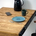 thumbnail image 2 of Ultimate Premium Foldable Kitchen Dining Banquet Murphy Table, Walnut, 2 of 5