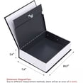 thumbnail image 2 of LUVCMFT Diversion Book Safe Storage Box (Size 10.5"x7.9"x2.6") With Security Combination Lock, Dictionary Secret Hidden Safe Yellow, 2 of 8