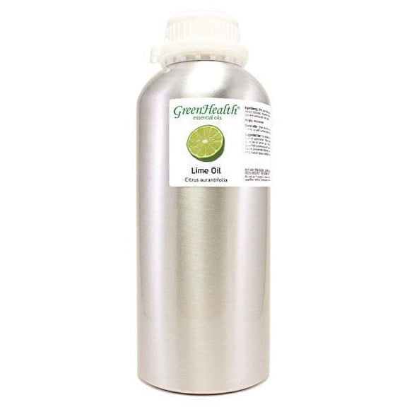 Lime Essential Oil – 100% Pure - 32 fl oz (946 ml) Aluminum Bottle w/Plug Cap