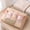 553#Pink, variant on Large Capacity Mesh Clothing Storage Bag Transparent Portable Organizer With Handle For Clothes Travel Wardrobe Closet Home Storage Sorting Bag Household Garment Finishing Container