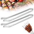 thumbnail image 1 of Pinzas para dar vuelta a las salchichas de barbacoa, pinzas para parrilla de salchichas de barbacoa, pinzas para embutir salchichas de barbacoa, pinzas de cocina de mango largo para dar vuelta a las, 1 of 3