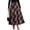 Green, variant on EANJE Midi Plaid Skirt for Women, Vintage Color‑Block Plaid A‑Line Swing Long Skirt, High Waist Loose Flowy Fleece Blend Skirt, Retro Casual Skirt for Fall Winter Daily Wear Green S
