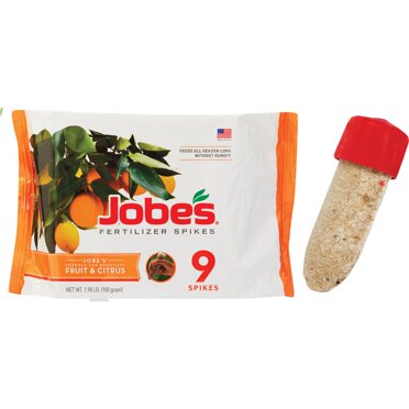 Jobe's Organics Slow Release Fruit And Citrus Plant Fertilizer Spikes, 6