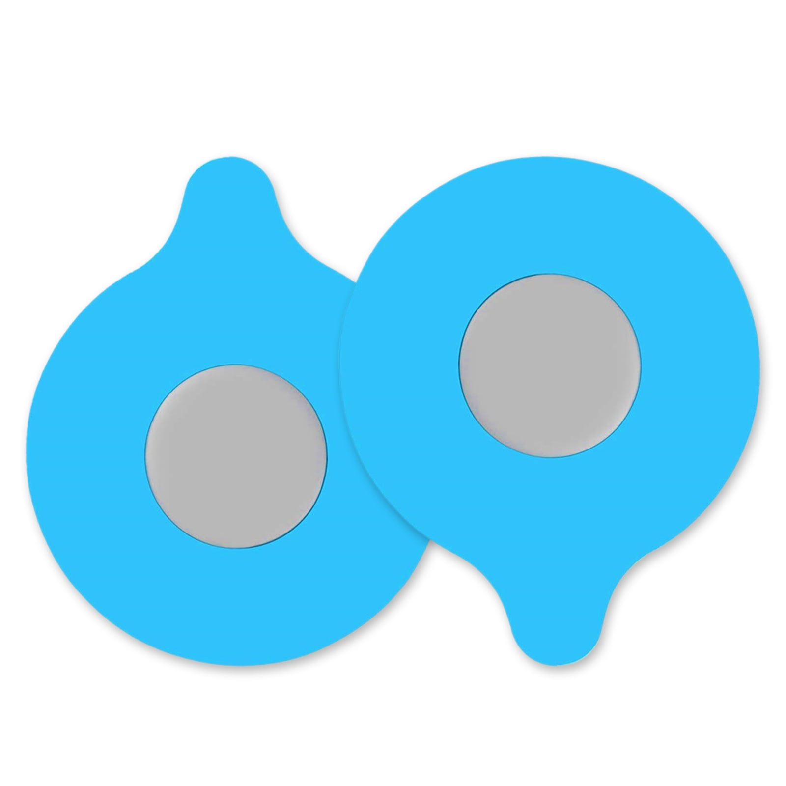2Pcs Silicone Drain Stopper, PASEO Universal Tub Stopper, Bathtub Plug Cover Use for Bathroom Shower Kitchen Laundry Recyclable Floor Drains Sinks, Blue