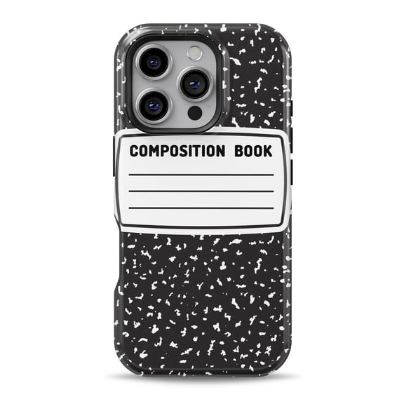 DesignSkinz Scratch-Resistant Hard Slim Case Compatible with iPhone 16 (Compatible with MagSafe) - Notebook Composition