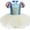 Blue and white, variant on 3-8Y Toddler Girls Princess Leotards Ballet Dance Dress Kids Ballerina Tutu Dresses