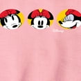 thumbnail image 2 of Disney - Mickey & Friends - Minnie Mouse - All the Faces of Minnie - Toddler And Youth Crewneck Fleece Sweatshirt, 2 of 4