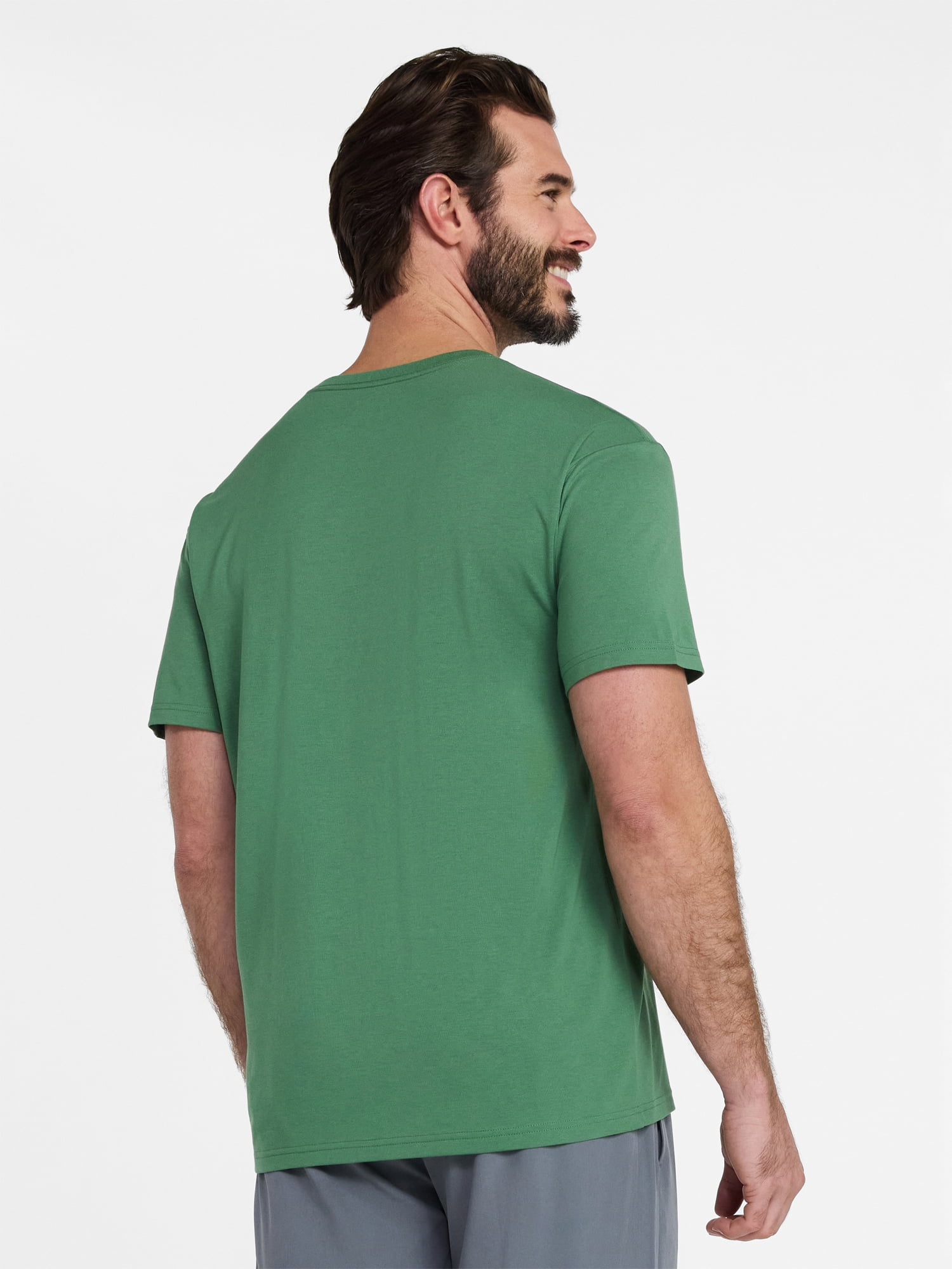 Athletic Works Men's and Big & Tall Tri Blend Tee with Short Sleeves, Sizes XS-4XLT