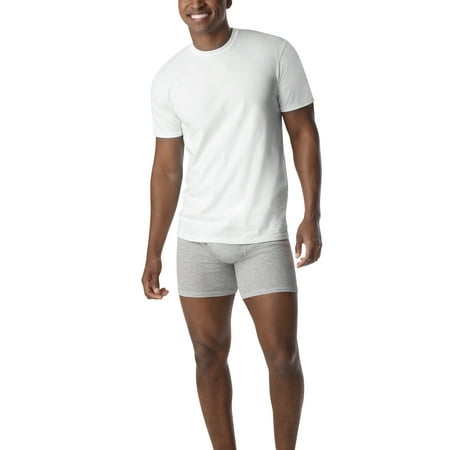 Hanes Mens ComfortSoft White Crewneck T-Shirt, SUPER VALUE