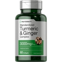 Turmeric and Ginger Complex | 3000 mg | 60 Softgel | by Horbaach
