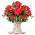 thumbnail image 1 of Tarjeta pop-up 3D de ramo de flores Paper Love 25 x 18 cm, 1 of 7