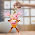 thumbnail image 3 of YOHAVEN Vegetable Toy Keychain Funny Sausage Mouth Plush Backpack Hanger, Soft Bag Purse Key Holder Holiday Gift Ornament for Backpack Decor, 3 of 4