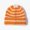 Red, variant on Fesfesfes Winter Knitted Hats For Men And Women Striped Curled Edgeless Cold Hat Women's Outdoor Warmth Thick Hat