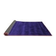 thumbnail image 2 of Ahgly Company Indoor Square Abstract Purple Contemporary Area Rugs, 6' Square, 2 of 4
