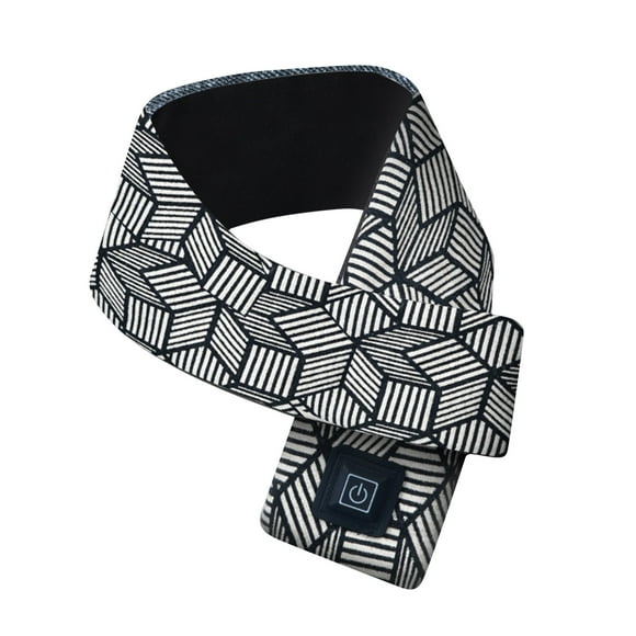 Bufanda calefactable USB, calentador de cuello eléctrico, recargable, tela suave, para clima frío, viajes de oficina, compresa caliente, hombrera, uso diario,Vsgery