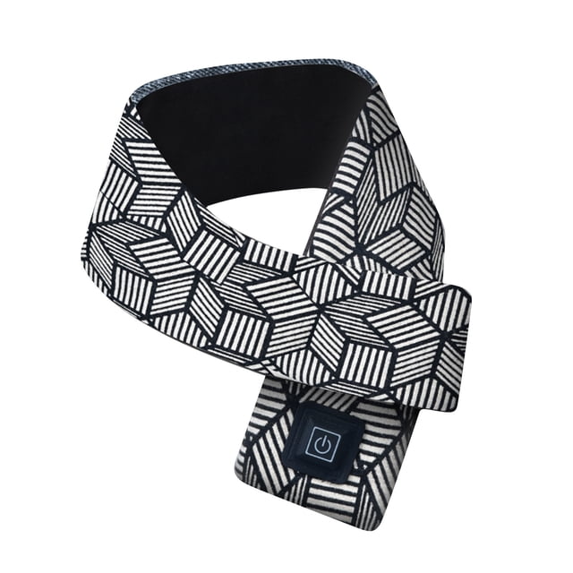 Xihbxyly Bufanda Calefactora Usb, Calentador de Cuello Recargable, Temperatura Ajustable En 3 Velocidades, Bufanda Calefactable Portátil para Hombros, Distribución Rápida Del Calor, Esencial para El