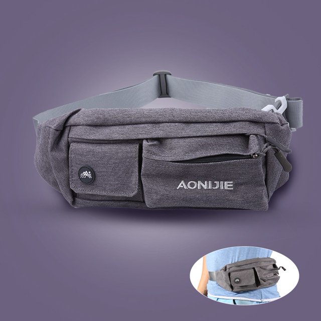 1PC impermeable al aire libre correr deporte ciclismo senderismo riñonera bolsa bolsillo