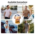 thumbnail image 6 of Lsque Sml Jeffy Pattern Golf Shirts for Men Dry Fit Print Moisture Wicking Performance Short Sleeve Polo Shirt-Medium, 6 of 7