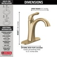 thumbnail image 2 of Delta Arvo Single-Handle Centerset Bathroom Faucet - 15840LF-CZ - Champagne Bronze, 2 of 7