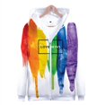 thumbnail image 3 of Sudadera con capucha con estampado 3D LGBT para hombre y mujer, sudadera con bandera de arcoíris, sudadera con cremallera para lesbianas y gays, chaqueta informal de manga larga, abrigo, ropa, 3 of 5