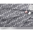 thumbnail image 3 of Soimoi Japan Crepe Satin Fabric Leaves Block Decor Fabric Printed Yard 42 Inch Wide, 3 of 3