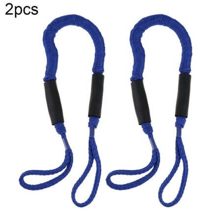 

2Pcs Boat Dock Lines Rope Bungee Cords for Boats Kayaks Pontoon Bungee Dock Rope with Foam Floats Rowing Kayaking Supplies