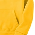 thumbnail image 7 of Resicozy Mens Hoodies Pullover Long Sleeve Casual Fashion Sweatshirts Winter Solid Color Hooded Tops with Pocket Yellow 2XL, 7 of 7