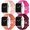 Vintage Rose/Coral red/Wine/Barbie powder, variant on 4 Pack Silicone Bands Compatible with Apple Watch Bands 40mm 38mm 41mm 42mm 44mm 45mm,Soft Silicone Sport Waterproof Strap Wristbands for iWatch Series 7 6 5 4 3 2 1 SE Women Men