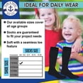 thumbnail image 6 of 6 Pairs of Yacht & Smith Kids & Children's Cotton Tube Socks, Wholesale Bulk Pack Referee Style, Boys Girls, 6 of 7