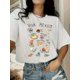 thumbnail image 1 of T-Shirt - Vibrant Mexican Food & Drink Print, Loose Fit Crew Neck Short Sleeve, All-Season Comfort, Sizes S-3XL, Festive Attire, Comfortable Fit, Everyday Outfit, Breathable Material, Printed Tee, 1 of 6