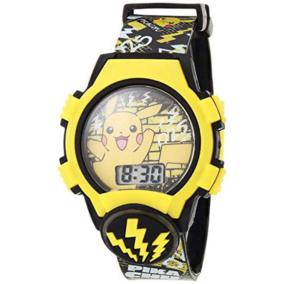 Pokemon Boys' Quartz Watch with Plastic Strap, Multicolor, 14 (Model: POK4214AZ), Multi