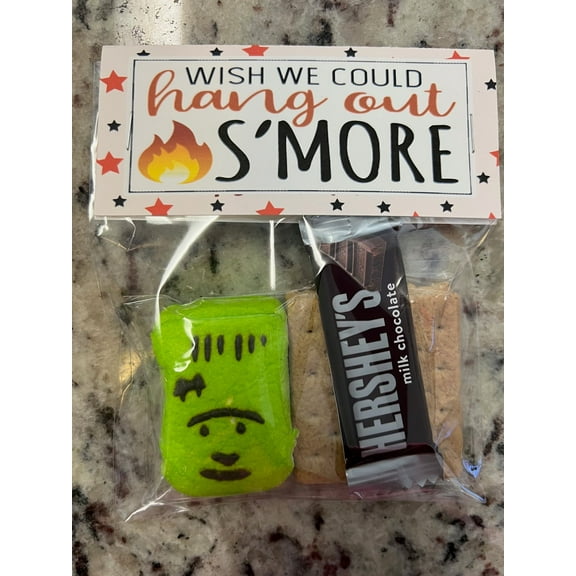 S'mores Halloween Peeps Treat Bags
