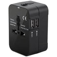 thumbnail image 1 of Adaptador enchufe Cgtredaw convertidor cargador corriente UE Reino Unido EE. UU. AU con puerto USB Dual 100-240V 5V 2.1A, 1 of 9