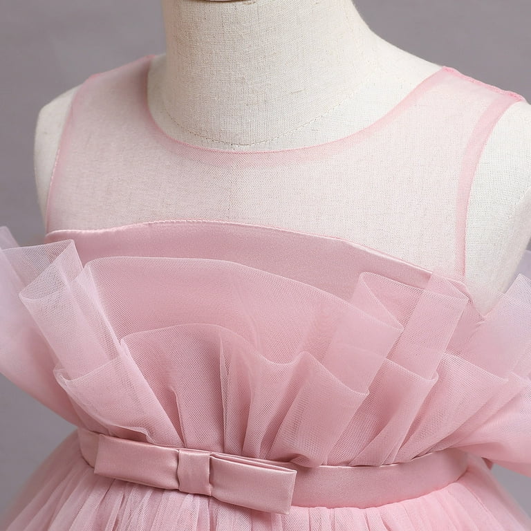ZPYESWOW Ballerina Dress Up for Girls 4-6 High Neck Dress Coming Home Outfit  Girl Classy Dresses for Funeral Office Christmas Gifts 4t Boy Clothes, Pink  4-5 Years - Walmart.com