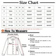 thumbnail image 3 of Fesfesfes Women Flannel Jacket Casual Fashion Solid Color Button Color Contrast Plush Long Sleeve Hooded Casual Outwear, 3 of 8