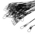 thumbnail image 4 of Líder de Pesca Baoblaze 50 Piezas Acero Inoxidable 30 cm Negro, 4 of 8
