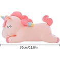 thumbnail image 3 of Peluche de peluche HUOGUO de unicornio con alas de arcoíris, 30 cm, 3 of 5