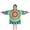 Colorful Rainbow Tie, variant on Blue Tie Dye Spiral Pattern Blanket Hoodies for Kids 6-13YR Oversize Wearable Blanket Hoodies for Boys Girls Teens