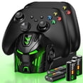 thumbnail image 1 of Charger Station Compatible with Xbox Controllers with 4 x5520mWh Rechargeable Battery Pack for X1/X-Series X Controller-Black, 1 of 5