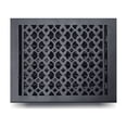 thumbnail image 1 of Prima Decorative 9” x 12” Cast Aluminum Floor Register with Damper – Tudor Mushroom Vent Cover, Decorative HVAC Grille for Floors, Walls & Ceilings – Repaintable, Black, Brown, White, 1 of 11