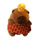 thumbnail image 5 of Colgante de capibara, llavero de muñeca de capibara de felpa, colgante de bolsa de capibara de dibujos animados para túnicas rojas, 5 of 9