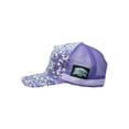 thumbnail image 4 of Justice Girl's Velvet Sequins Baseball Hat, Purple, 4 of 5