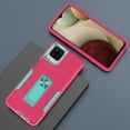 thumbnail image 3 of for Samsung Galaxy A12 4G Case: Military Grade Protection Shockproof Phone Cover Build-in Hidden Kickstand & Rugged TPU Shell | Matte Durable Drop Proof Heavy Duty Case,Rose+Green, 3 of 9