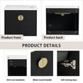 thumbnail image 6 of Tcbosik 24" Modern Wall Mounted Bathroom Vanity with Ceramic Basin Set & 2 Soft Close Doors for Bathroom, Small Floating Vanity Bathroom for Small Space, Black, 6 of 10