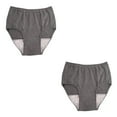 thumbnail image 4 of heritaly Comfortable and Durable Reusable Mens Incontinent Underwear Washable Briefs Pant 100CC Dark Grey LLL 2Set, 4 of 5