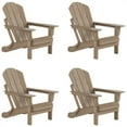 thumbnail image 1 of Chaise Adirondack Pliante en Poly pour Extérieur (Ensemble de 4), 1 of 6
