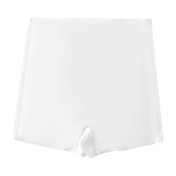 Blmnix Cotton Underwear Panties for Women Boyshort Seamless High Waisted Boxer Shorts White Boxer Briefs for Women