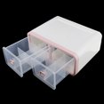 thumbnail image 1 of Caja de almacenamiento de Plástico perfecl A Prueba de Polvo Para Calcetines con divisor rosado, 1 of 8