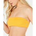 thumbnail image 1 of Raisins Curve Juniors West Coast Solids Smocked Bae Bandeau Bikini Top, 1 of 1